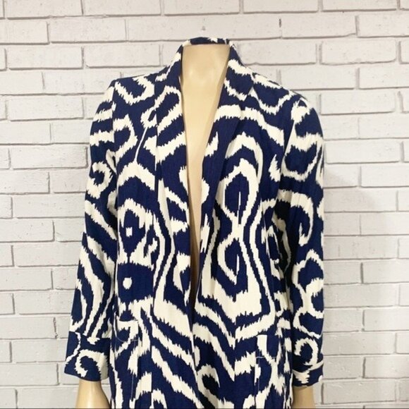 Anthropologie Women’s Blue Motif Robbie Duster‎ Jacket - Picture 4 of 15